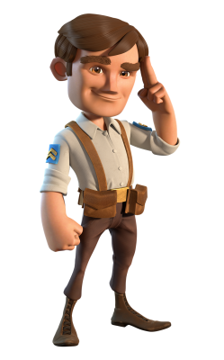 Ouvrier personnage boom beach