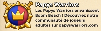 Papys warriors force speciale boom beach