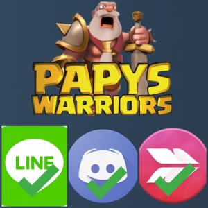 Papys warriors line discord skitch