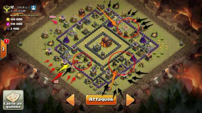 Plan attaque coc gdc gomoba skitch