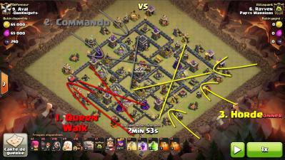 Plan queen walk gowihog top attaque hdv 9 max gdc