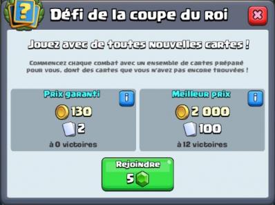 Prix coffre coupe du roi clash royale