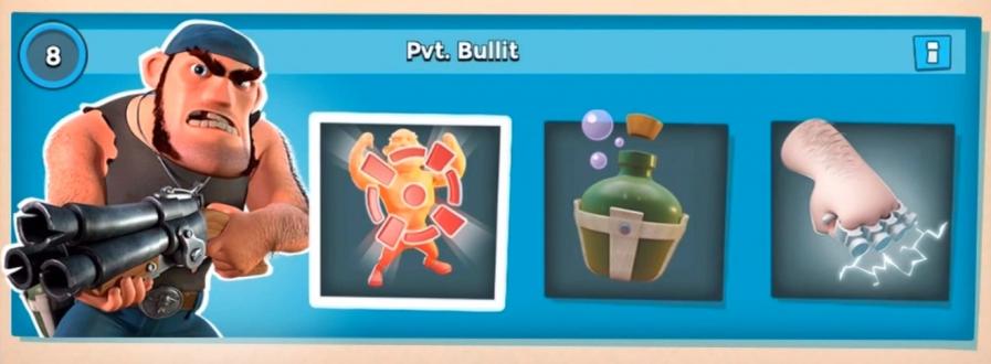 Pvt bullit capacites