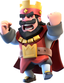 Roi rouge colere clash royale supercell