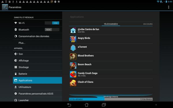 Screenshot andoid applications