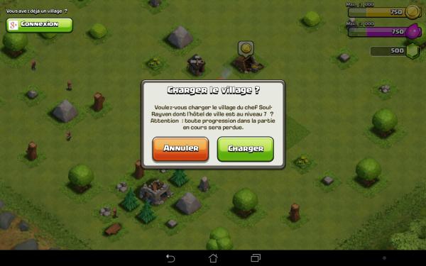 Screenshot charger village
