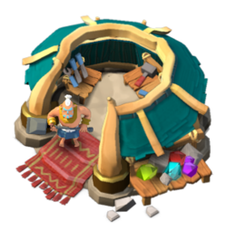 Sculpteur batiment boom beach