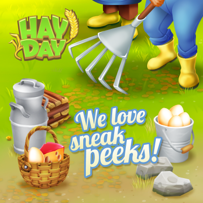 Sneak peek ouvrier agricole maj hay day
