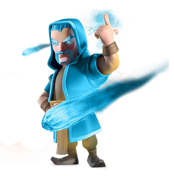 Sorcier de glace clash royale carte legandaire 1