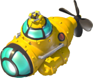 Sous marin boom beach