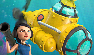 Sous marin zooka boom beach blog