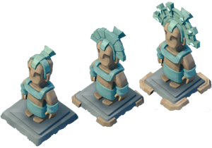 Statue de glace idole gardien chef d oeuvre boom beach