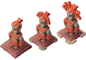 Statue de magma idole gardien chef d oeuvre boom beach