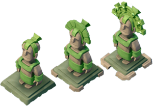 Statue de vie idole gardien chef d oeuvre boom beach