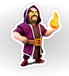 Stickers sorcier coc