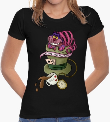 T shirt chat alice fun