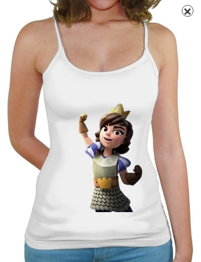T shirt femme princesse clash royale
