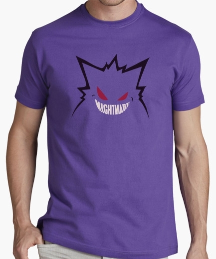 T shirt geek pokemon ectoplasma nightmare