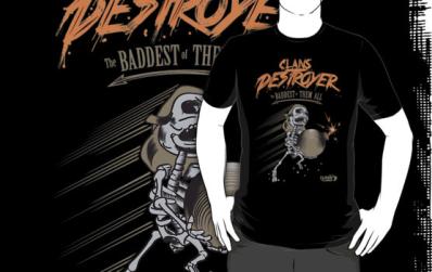 T shirt sapeur clans destroyer coc