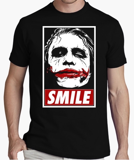 T shirt smile joker dark knight batman