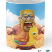Tasse barbare canard plage clash of clans