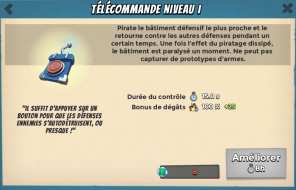 Telecommande capacite heros boom beach