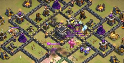 Tesla 2x2 exemple astuce clash of clans