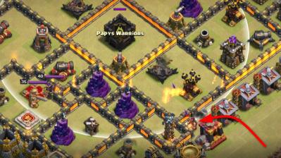 Tesla devier chateau de clan exemple astuce clash of clans