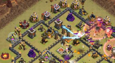 Tesla farm exemple astuce clash of clans