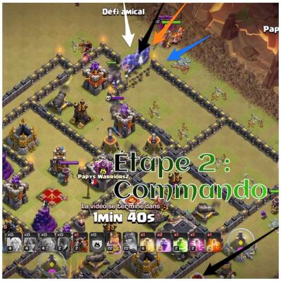 Tham smash clash of clans etape 2