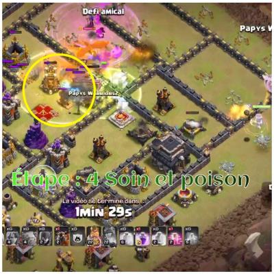 Tham smash clash of clans etape 4