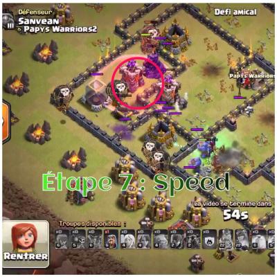 Tham smash clash of clans etape 7