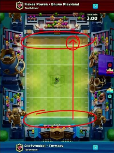 Touchdown mise a jour clash royale