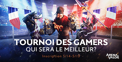 Tournoi des gamers aov fr