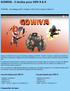 Tuto gowiva hdv 8 et 9 promo video youtube papys warriors